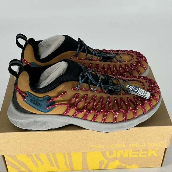 KEEN NEW UNEEK SNK SNEAKERS BROWN SUGAR BLACK WOMEN’S 8.5 MEN’S 7 HIKING OUTDOOR - Picture 6 of 13